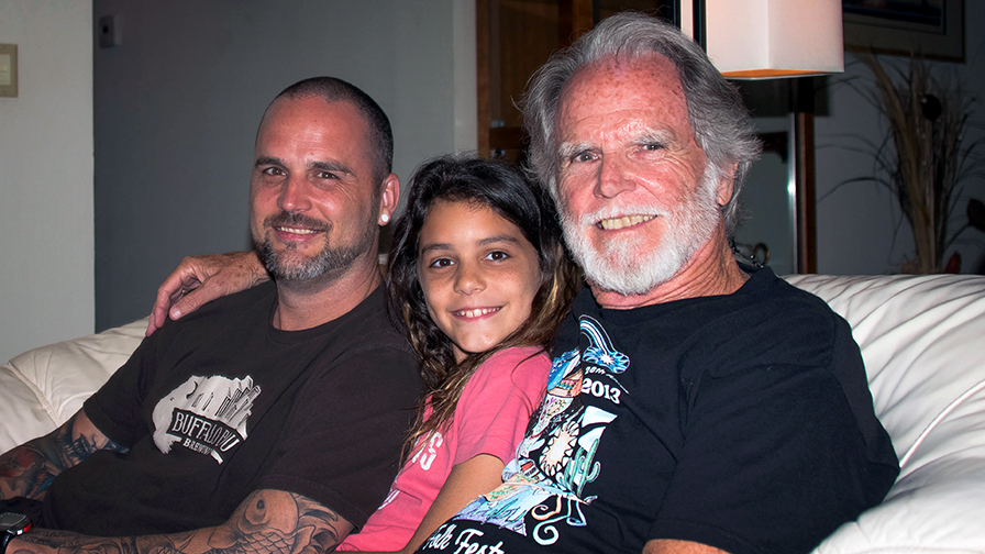 David, Katelyn and Granddad