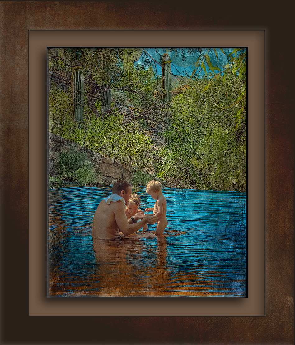 Sabino Creek - father &amp; sons (1 of 1)art blog